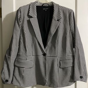 EUC Glamour X Lane Bryant houndstooth blazer